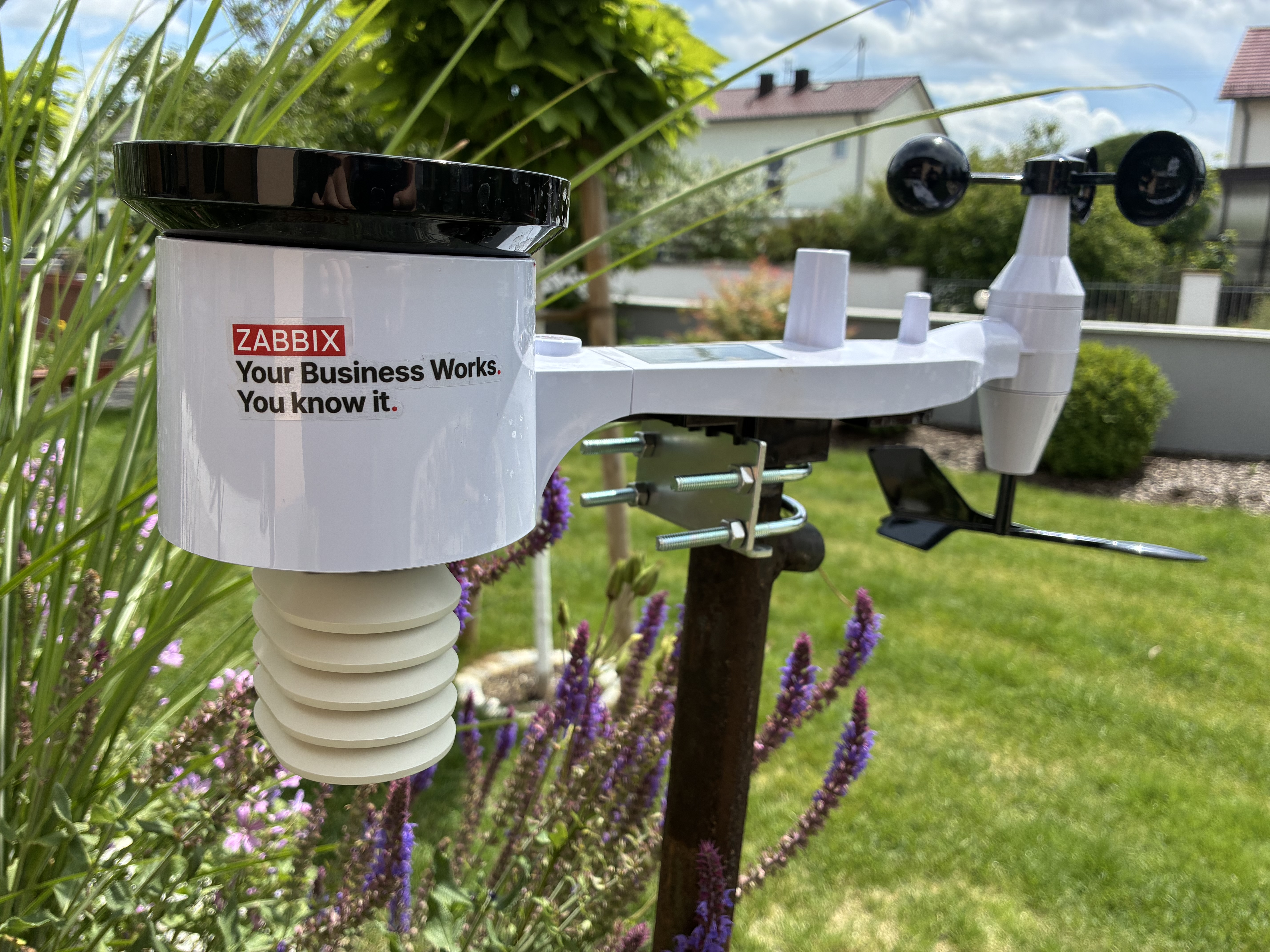 Home Assistant Dashboard mit Wetterstation, Regen-Statistik und Wind-Daten